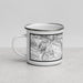 Left View Custom Glenwood Springs Colorado Map Enamel Mug in Classic