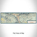 Flat View of Map Custom Glenwood Springs Colorado Map Enamel Mug in Woodblock