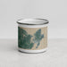 Front View Custom Gloucester Massachusetts Map Enamel Mug in Afternoon