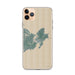 Custom iPhone 11 Pro Max Gloucester Massachusetts Map Phone Case in Afternoon