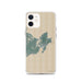 Custom iPhone 12 Gloucester Massachusetts Map Phone Case in Afternoon