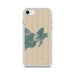 Custom iPhone SE Gloucester Massachusetts Map Phone Case in Afternoon