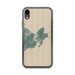 Custom iPhone XR Gloucester Massachusetts Map Phone Case in Afternoon