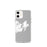 Custom iPhone 12 mini Gloucester Massachusetts Map Phone Case in Classic