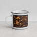 Left View Custom Gloucester Massachusetts Map Enamel Mug in Ember