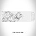 Rendered View of Gloucester Massachusetts Map Engraving on 10oz Stainless Steel Insulated Cup with Sliding Lid in White