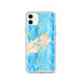 Custom iPhone 11 Gloucester Massachusetts Map Phone Case in Watercolor