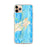 Custom iPhone 11 Pro Max Gloucester Massachusetts Map Phone Case in Watercolor