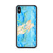 Custom iPhone XS Max Gloucester Massachusetts Map Phone Case in Watercolor
