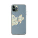 Custom iPhone 11 Pro Gloucester Massachusetts Map Phone Case in Woodblock