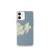 Custom iPhone 12 mini Gloucester Massachusetts Map Phone Case in Woodblock