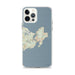 Custom iPhone 12 Pro Max Gloucester Massachusetts Map Phone Case in Woodblock
