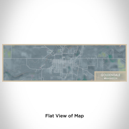 Flat View of Map Custom Goldendale Washington Map Enamel Mug in Afternoon