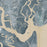 Golden Isles Georgia Map Print in Afternoon Style Zoomed In Close Up Showing Details