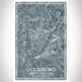Goldsboro North Carolina Map Print Portrait Orientation in Afternoon Style With Shaded Background