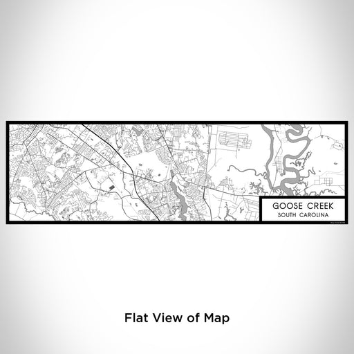 Flat View of Map Custom Goose Creek South Carolina Map Enamel Mug in Classic