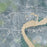 Granbury Texas Map Print in Afternoon Style Zoomed In Close Up Showing Details