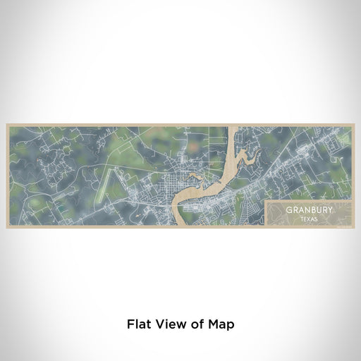 Flat View of Map Custom Granbury Texas Map Enamel Mug in Afternoon