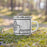 Right View Custom Grand Canyon National Park Map Enamel Mug in Classic on Grass With Trees in Background