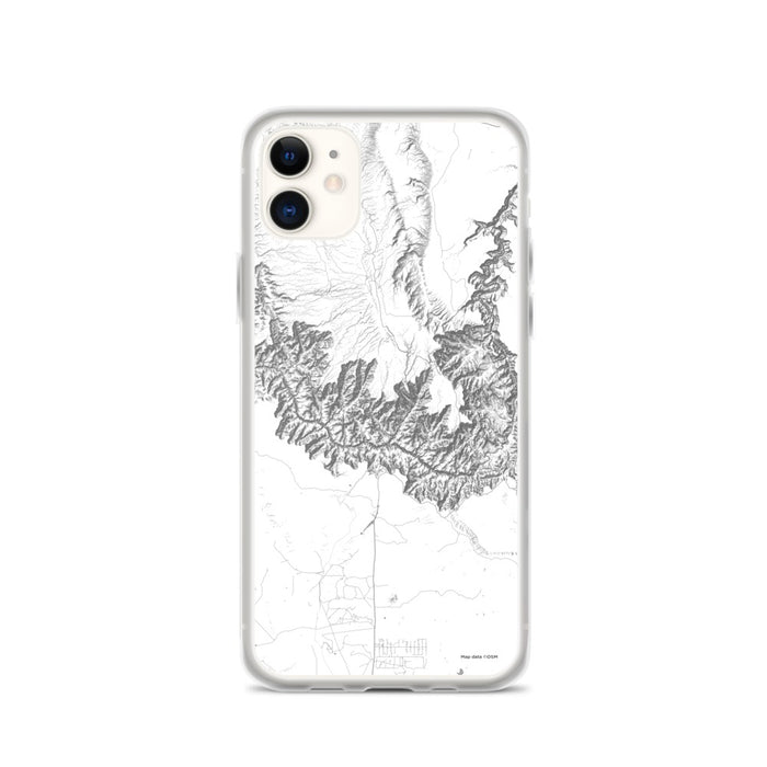 Custom Grand Canyon National Park Map Phone Case in Classic