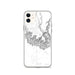 Custom Grand Canyon National Park Map Phone Case in Classic