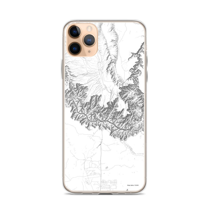 Custom Grand Canyon National Park Map Phone Case in Classic