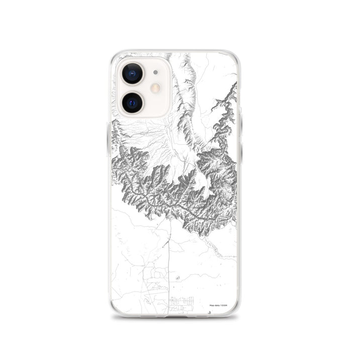 Custom Grand Canyon National Park Map iPhone 12 Phone Case in Classic