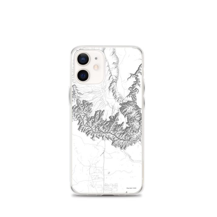 Custom Grand Canyon National Park Map iPhone 12 mini Phone Case in Classic