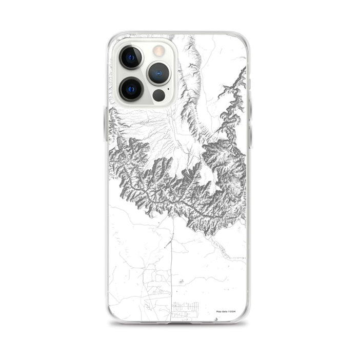 Custom Grand Canyon National Park Map iPhone 12 Pro Max Phone Case in Classic