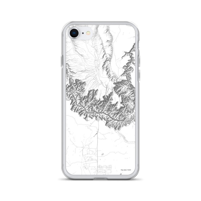 Custom Grand Canyon National Park Map iPhone SE Phone Case in Classic