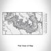 Rendered View of Grand Canyon National Park Map Engraving on 17oz Stainless Steel Insulated Cola Bottle in White