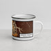 Right View Custom Grand Canyon National Park Map Enamel Mug in Ember