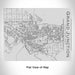 Rendered View of Grand Junction Colorado Map Engraving on 20oz Stainless Steel Insulated Bottle with Bamboo Top
