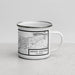Right View Custom Grand Junction Colorado Map Enamel Mug in Classic