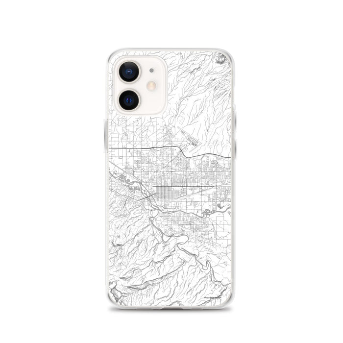 Custom Grand Junction Colorado Map iPhone 12 Phone Case in Classic