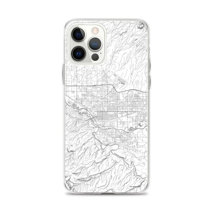 Custom Grand Junction Colorado Map iPhone 12 Pro Max Phone Case in Classic