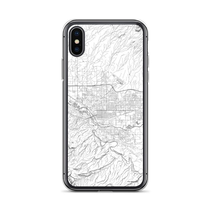 Custom Grand Junction Colorado Map Phone Case in Classic
