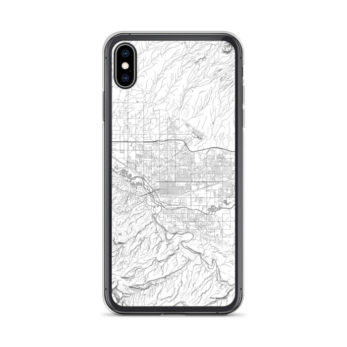 Custom Grand Junction Colorado Map Phone Case in Classic