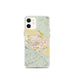 Custom Grand Junction Colorado Map iPhone 12 mini Phone Case in Woodblock