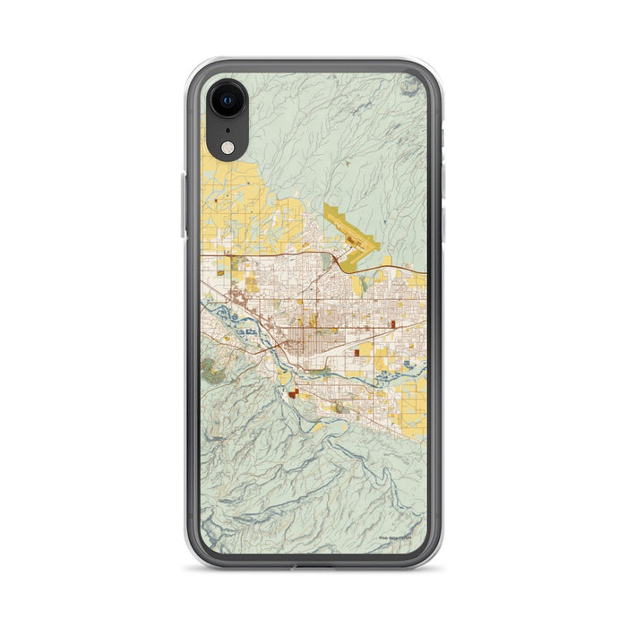 Custom Grand Junction Colorado Map Phone Case in Woodblock