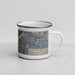 Right View Custom Grand Lake Colorado Map Enamel Mug in Afternoon