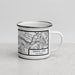 Right View Custom Grand Lake Colorado Map Enamel Mug in Classic