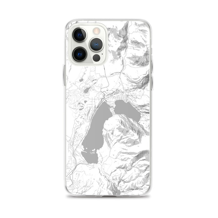 Custom iPhone 12 Pro Max Grand Lake Colorado Map Phone Case in Classic