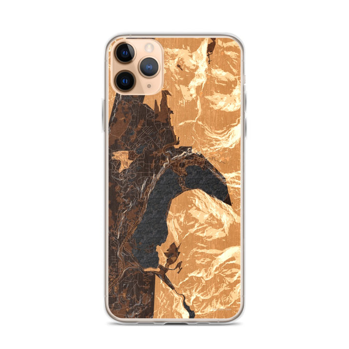 Custom iPhone 11 Pro Max Grand Lake Colorado Map Phone Case in Ember