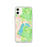 Custom iPhone 11 Grand Lake Colorado Map Phone Case in Watercolor
