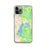 Custom iPhone 11 Pro Grand Lake Colorado Map Phone Case in Watercolor