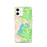Custom iPhone 12 Grand Lake Colorado Map Phone Case in Watercolor