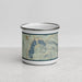 Front View Custom Grand Lake Colorado Map Enamel Mug in Woodblock