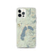 Custom iPhone 12 Pro Grand Lake Colorado Map Phone Case in Woodblock