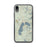 Custom iPhone XR Grand Lake Colorado Map Phone Case in Woodblock